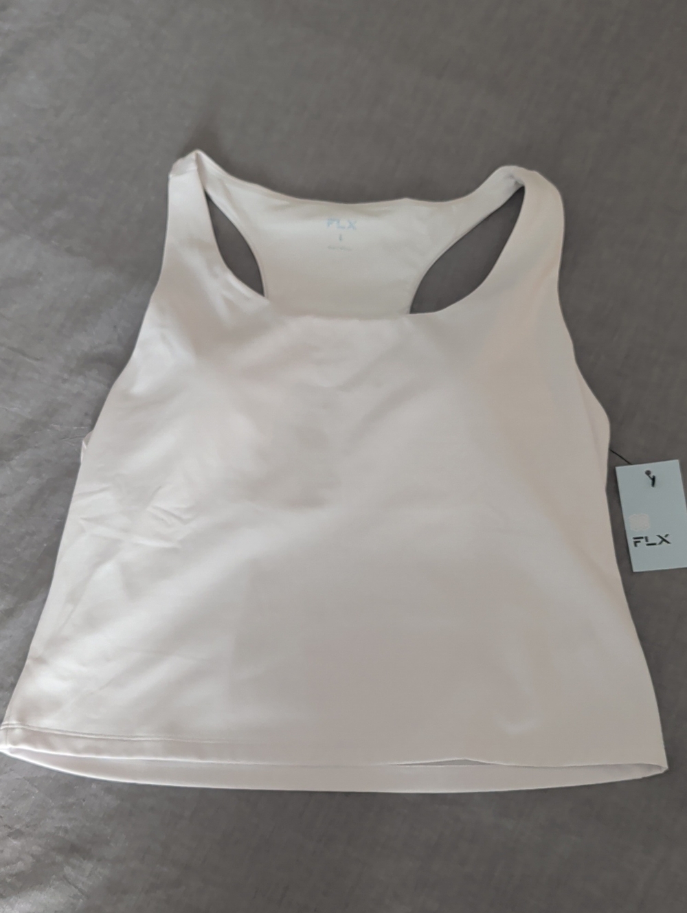 Women's Cream Racerback Tank Top